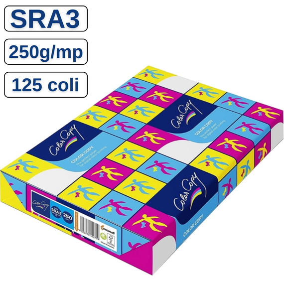 Hartie COLOR COPY, SRA3, 250 g/mp, 125 coli/top - Papet