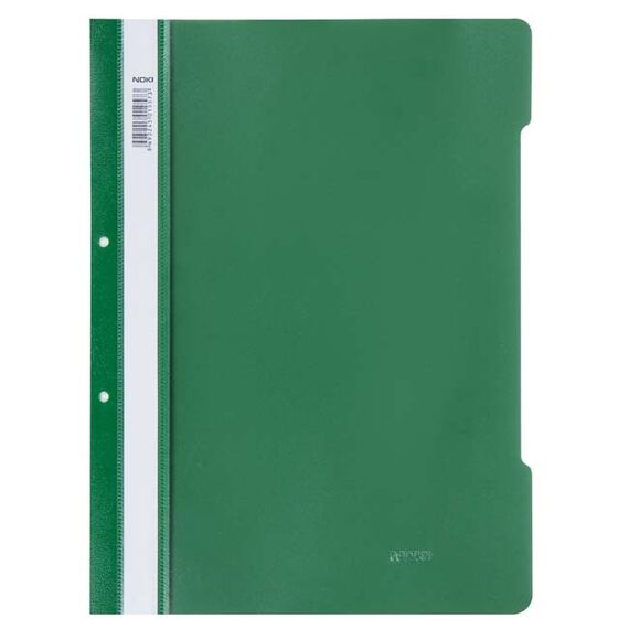 Dosar plastic cu sina si gauri NOKI Verde - Papet