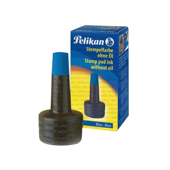 Tus stampile PELIKAN, 28 ml, albastru - Papet
