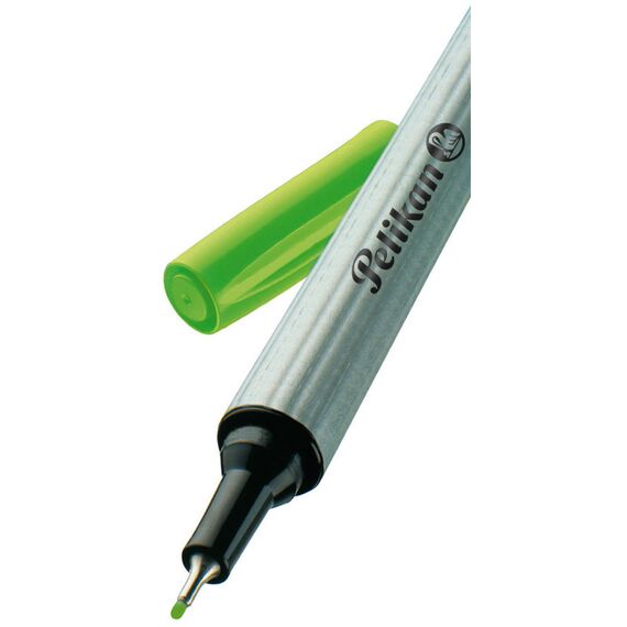 Fineliner  0.4 mm, PELIKAN 96, ALEGE CULOAREA: Verde deschis - Papet