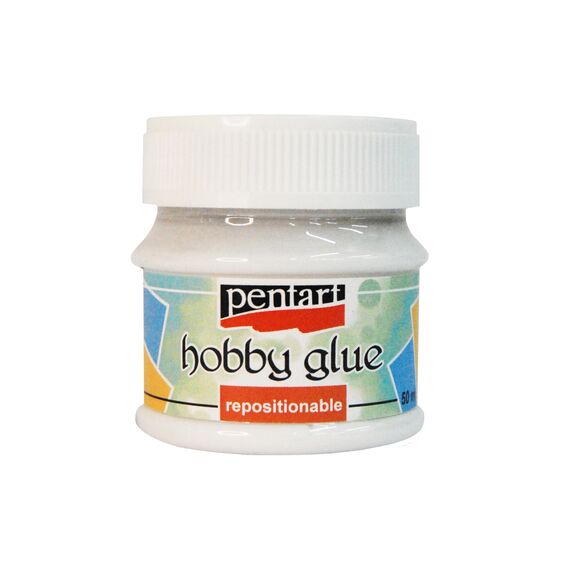 Adeziv hobby temporar autocolant 50ml Pentart P0661 - Papet