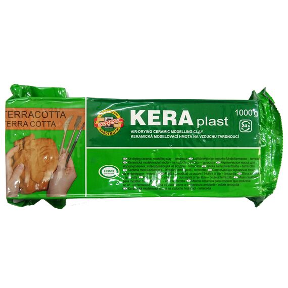 Pasta modelatoare KOH-I-NOOR Keraplast Terracotta, 1 kg - Papet