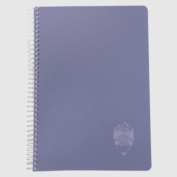 Caiet A4 cu spirala, coperta plastic, 144 file, DACO Atinge Excelenta, ALEGE LINIATURA: Matematica - 3Papet