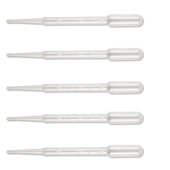 Set 5 pipete din plastic, KOH-I-NOOR, nr.203 - Papet