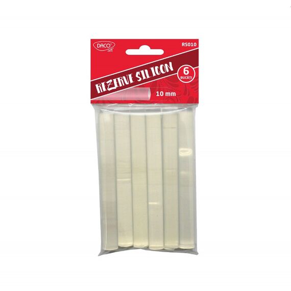 Rezerve pistol de lipit 10mm, DACO RS010, 6 buc/set - Papet