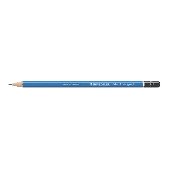 Creion STAEDTLER Mars Lumograph, duritati mina F-9H, ALEGE DURITATE MINA: 4H - 2Papet