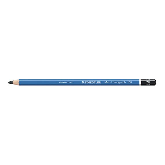 Creion STAEDTLER Mars Lumograph, duritati mina F-9H, ALEGE DURITATE MINA: 7H - 2Papet