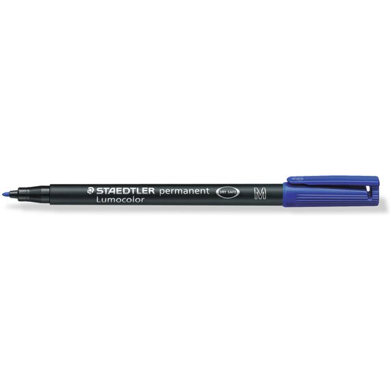 Marker permanent 1.0 mm, STAEDTLER Lumocolor M, ALEGE CULOAREA: Albastru - 2Papet