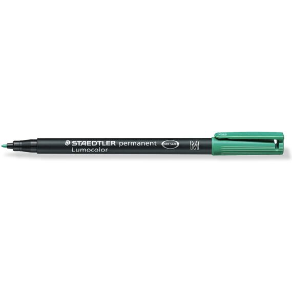 Marker permanent 1.0 mm, STAEDTLER Lumocolor M, ALEGE CULOAREA: Verde - Papet