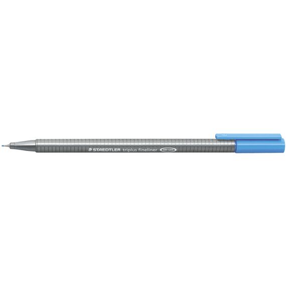 Fineliner 0.3 mm, STAEDTLER Triplus, ALEGE CULOAREA: Albastru deschis - Papet