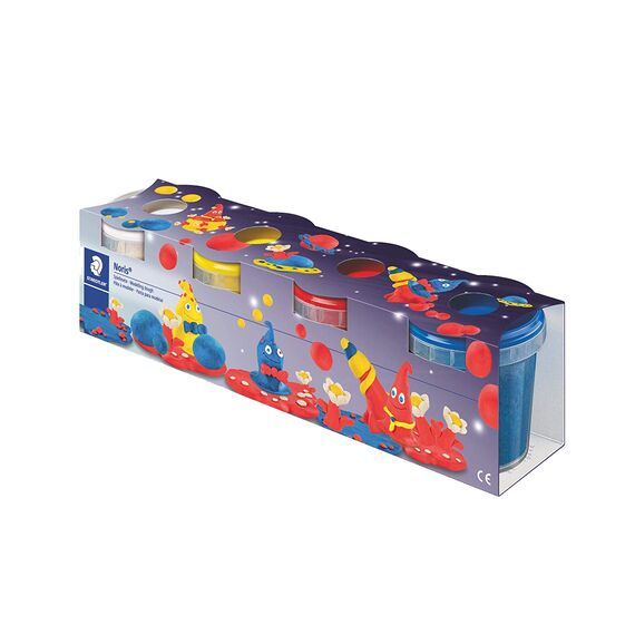 Plastilina usoara STAEDTLER, 4 culori/set - Papet