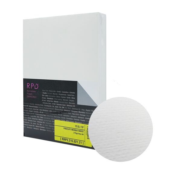 Carton invitatii A4, 215g/mp, Freelife Merida White - 2Papet