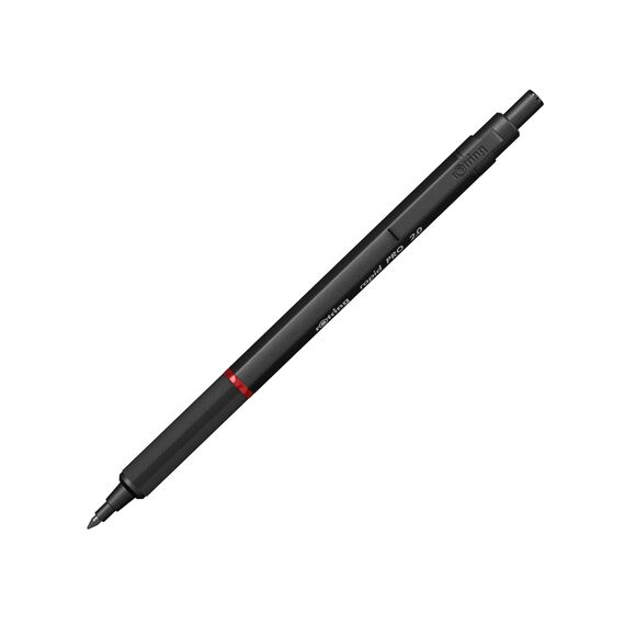 Creion mecanic ROTRING Rapid Pro, ALEGE GROSIMEA: 2 mm - negru - 2Papet