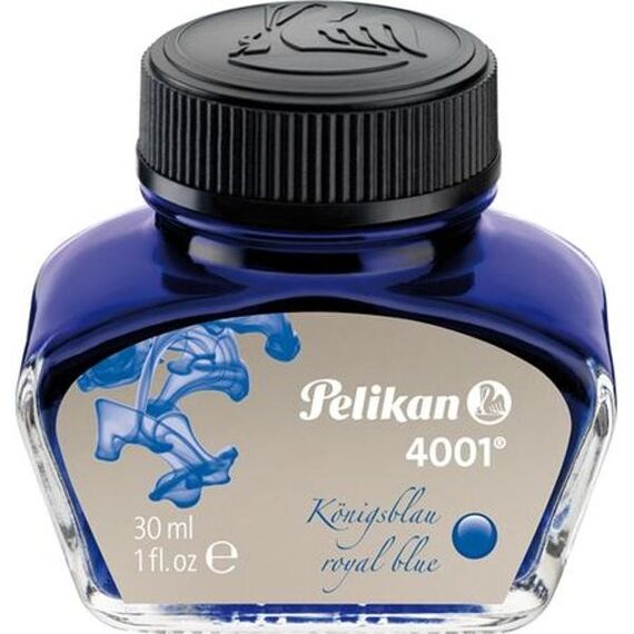 Cerneala PELIKAN 4001, Calimara 30 ml, ALEGE CULOAREA: Albastru - 2Papet