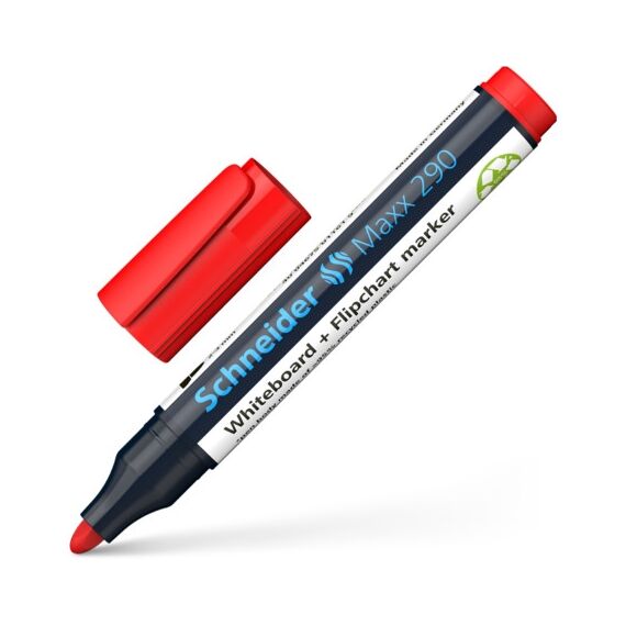 Marker whiteboard SCHNEIDER Maxx 290, ALEGE CULOAREA: Rosu - Papet