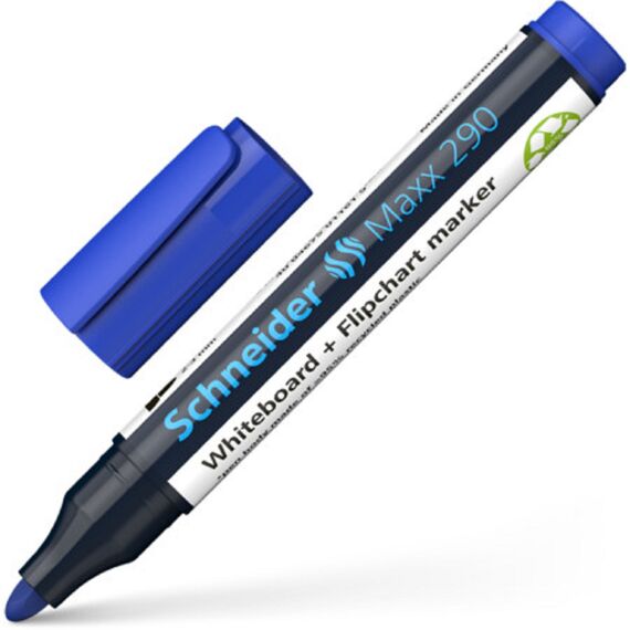 Marker whiteboard SCHNEIDER Maxx 290, ALEGE CULOAREA: Albastru - Papet