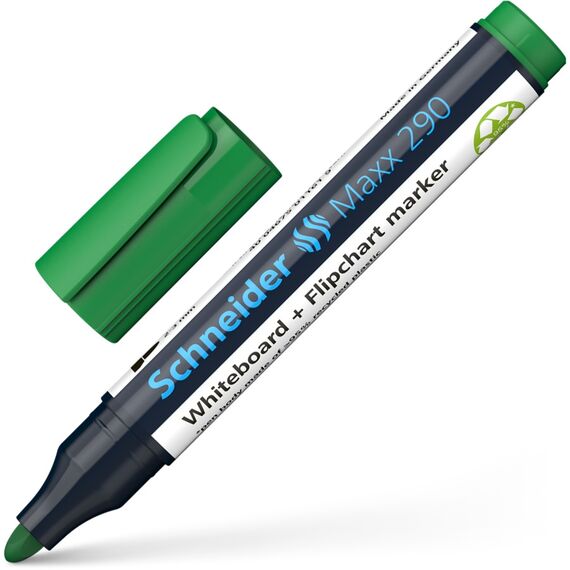 Marker whiteboard SCHNEIDER Maxx 290, ALEGE CULOAREA: Verde - 2Papet