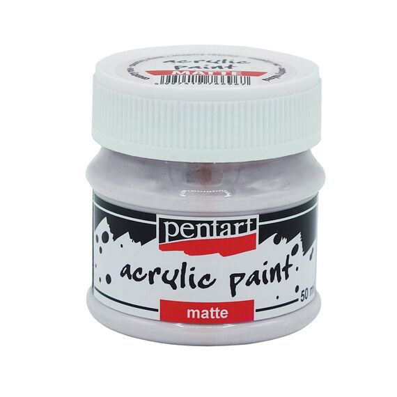Culoare acrilica mata, 50 ml, PENTART Matte, ALEGE CULOAREA: Country Rose - Papet