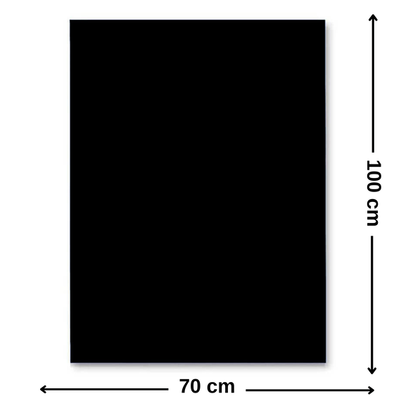 Carton colorat 70 x 100 cm, 220 g/mp, FAVINI, Negru - Papet
