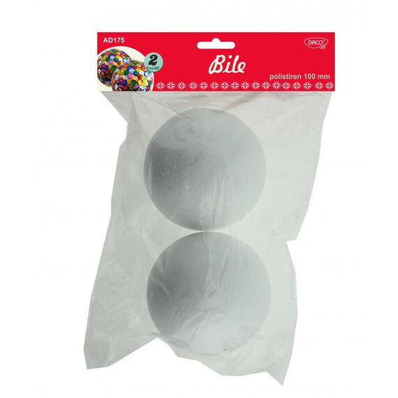 Accesorii craft Daco bile polistiren set2 100mm AD175 - Papet