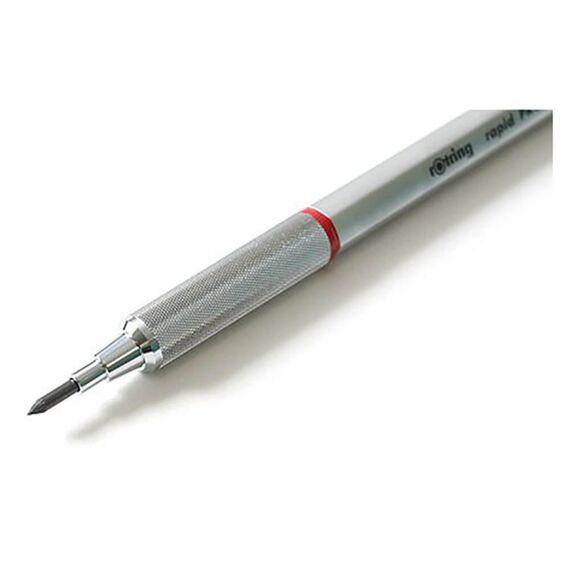 Creion mecanic ROTRING Rapid Pro, ALEGE GROSIMEA: 2 mm - argintiu - 4Papet