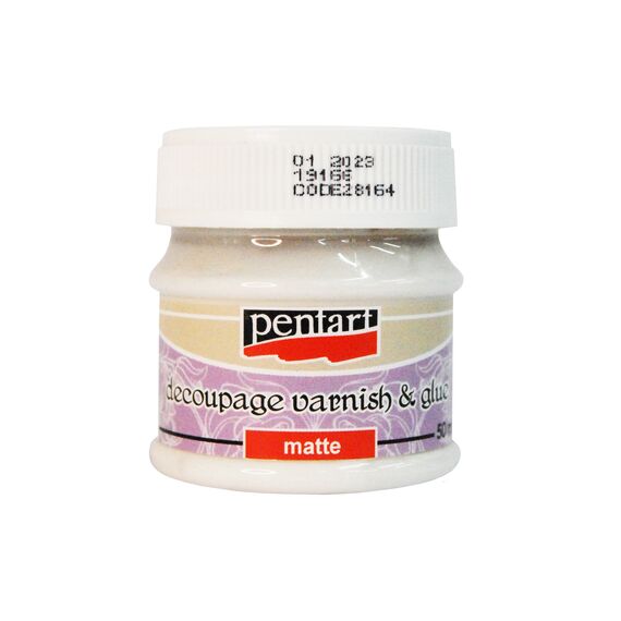 Adeziv lac pentru decoupaj mat 50 ml, Pentart P28164 - Papet