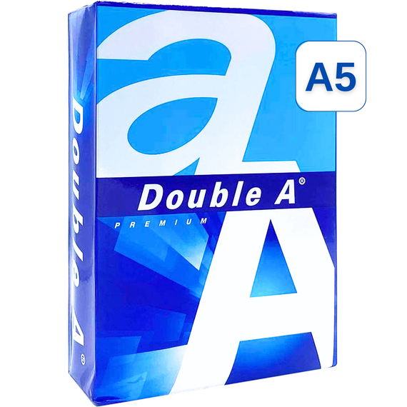 Hartie DOUBLE A, A5, 80g/mp, 500 coli/top - Papet