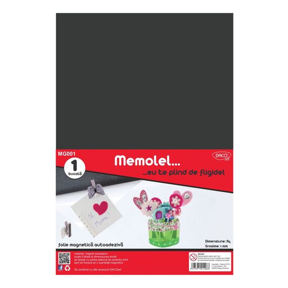 Folie magnetica autoadeziva A4 Daco MG001 - Papet