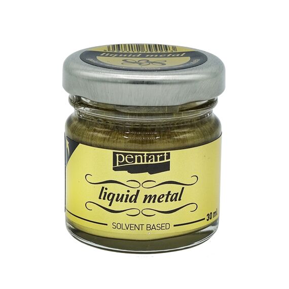 Foita lichida- metal lichid Gold 30 ml Pentart P21079 - Papet
