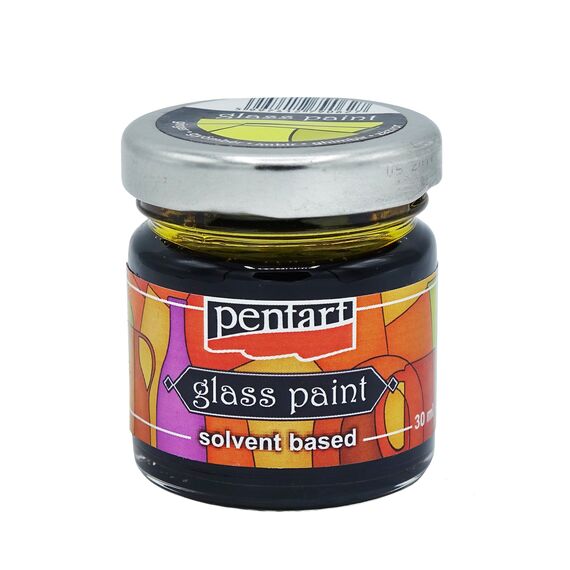 Culori sticla si vitraliu, 30 ml, PENTART Ghimbir P25110 - Papet