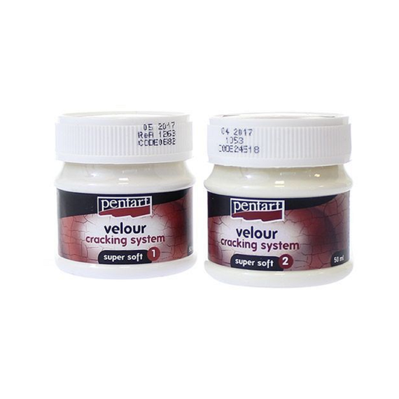 Lac crapare bicomponent PENTART Velour, 50 ml - Papet