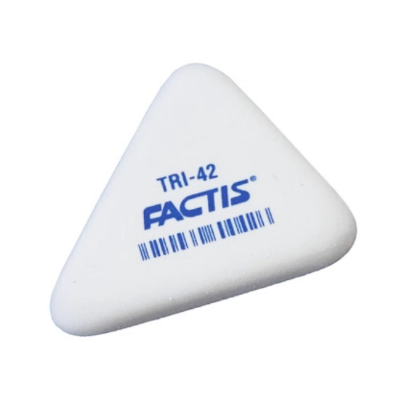 Radiera creion triunghiulara FACTIS TRI-42 - Papet