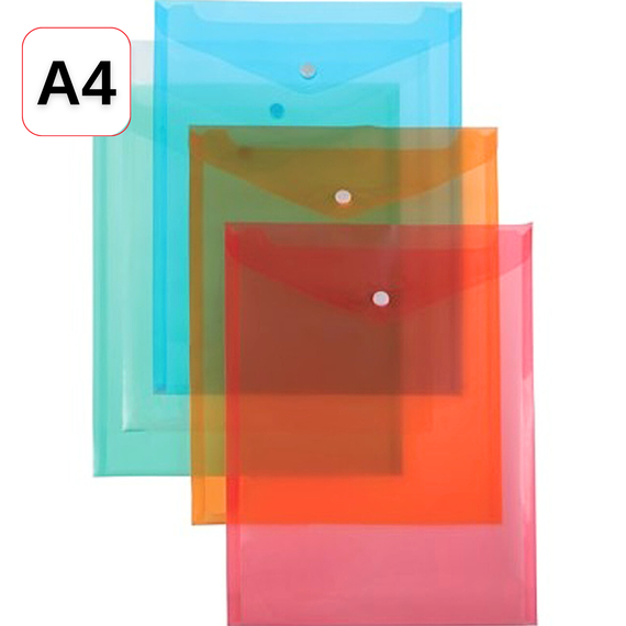 Mapa plastic A4 cu capsa si clapeta V, cu deschidere pe latura mica, CENTRUM - Papet