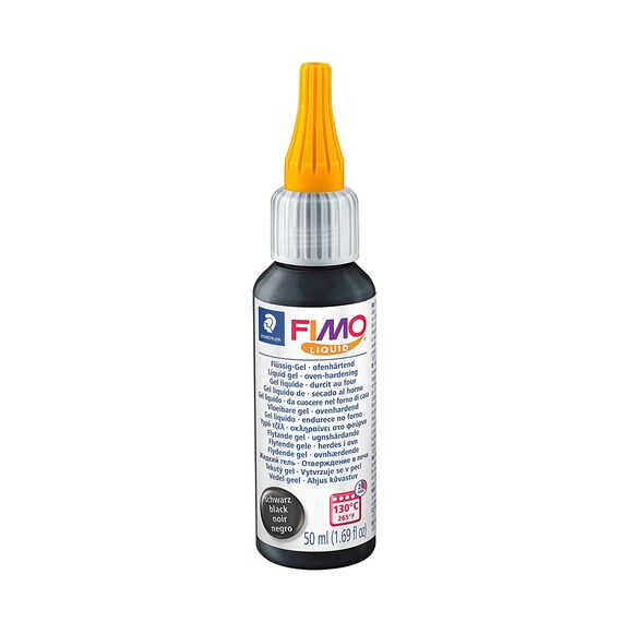 Fimo liquid gel decor 50ml black STH-8050-9 - 2Papet