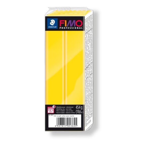Lut polimeric Fimo Professional True Yellow, 454g STH-8041-100 - Papet
