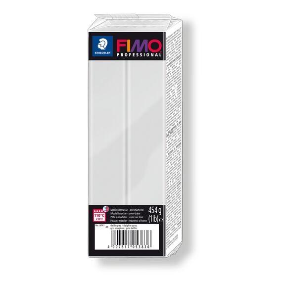 Lut polimeric Fimo Professional Doplhin Grey, 454g STH-8041-80 - Papet