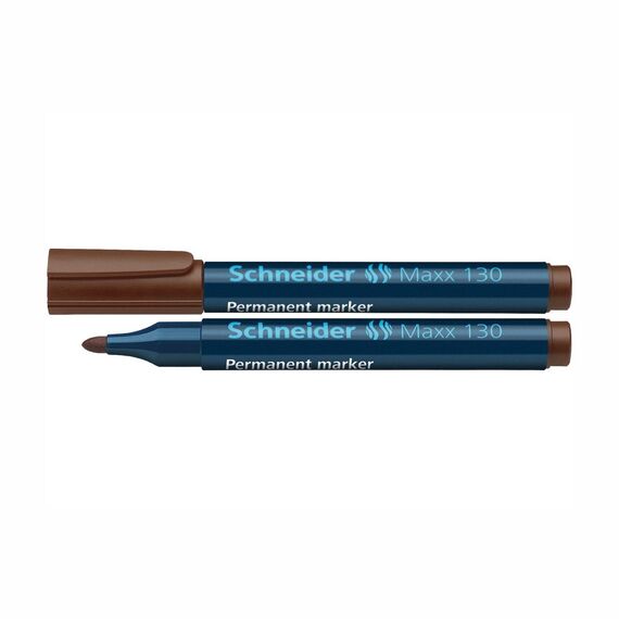Marker permanent cu varf rotund, SCHNEIDER Maxx 130, ALEGE CULOAREA: Maro - Papet