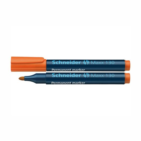 Marker permanent cu varf rotund, SCHNEIDER Maxx 130, ALEGE CULOAREA: Orange - Papet