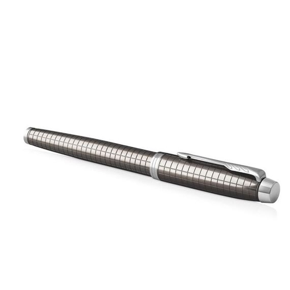 Stilou PARKER IM Royal, Premium Dark Espresso Chiselled CT - 3Papet