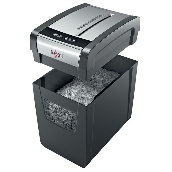 Distrugator documente REXEL MOMENTUM slim X410-SL capacitate 10 coli taiere cross-cut RX-2104573EU - 2Papet