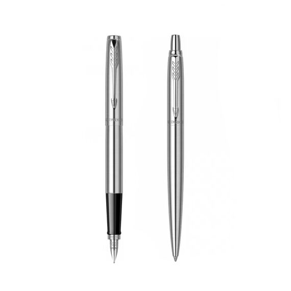 Set cadou stilou si pix PARKER Jotter, Stainless Steel CT - 2Papet
