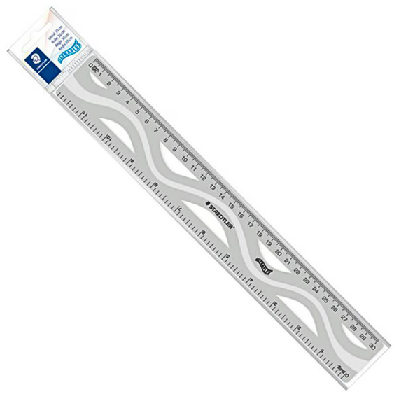 Rigla 30 cm, plastic flexibil, STAEDTLER Ultraflex - Papet
