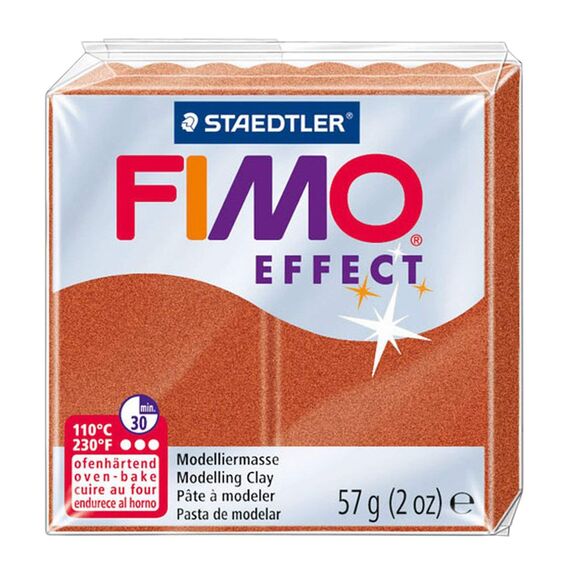 Lut polimeric Fimo Effect pentru modelaj 57g Copper Metalic STH-8010-27 - Papet