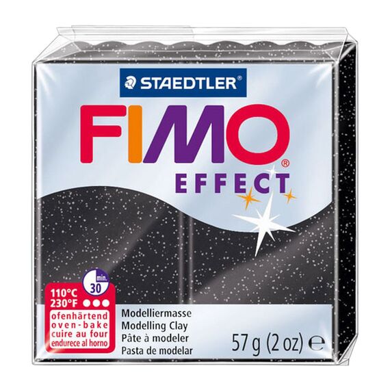 Lut polimeric Fimo Effect pentru modelaj 57g Granit Negru STH-8010-903 - Papet