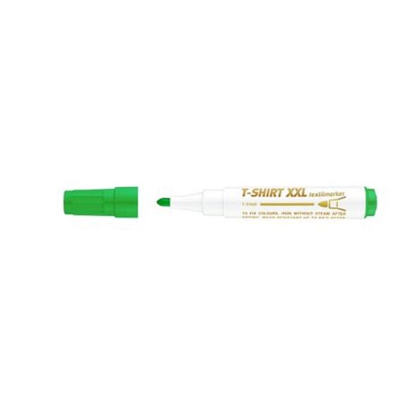Marker permanent pentru textile, ICO XXL, ALEGE CULOAREA: Verde - 2Papet