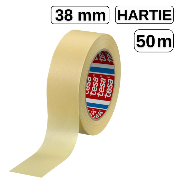 Banda adeziva din hartie, 38 mm x 50 m, TESA - Papet