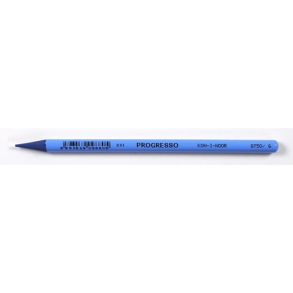 Creioane colorate fara lemn KOH-I-NOOR Progresso, ALEGE CULOAREA: Albastru deschis - Papet