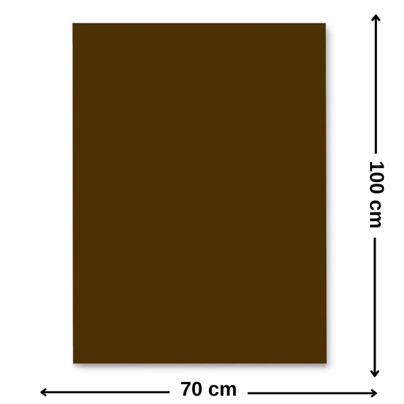 Carton colorat 70 x 100 cm, 220 g/mp, FAVINI, Maro inchis - Papet