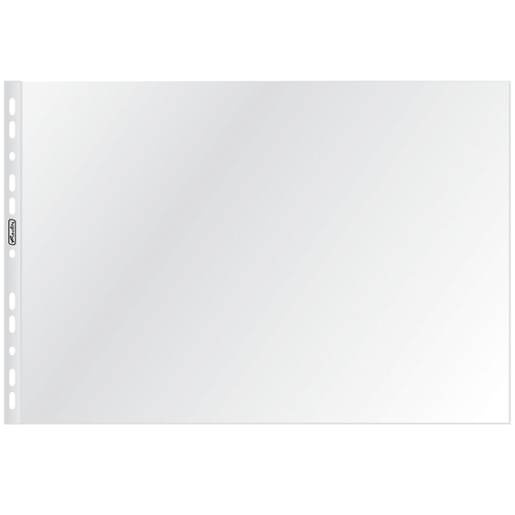File protectie transparente, 80 microni, 10 buc/set, A3 landscape, HERLITZ - 2Papet