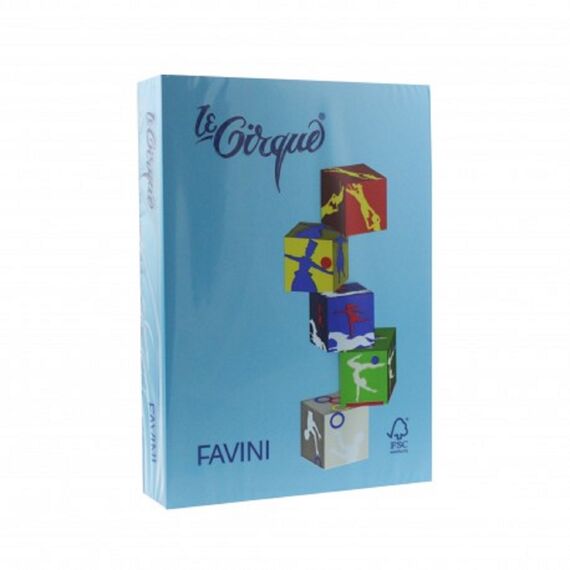 Carton colorat Albastru inchis A4, FAVINI, 160 g/mp, 250 coli/top, cod culoare 204 - Papet